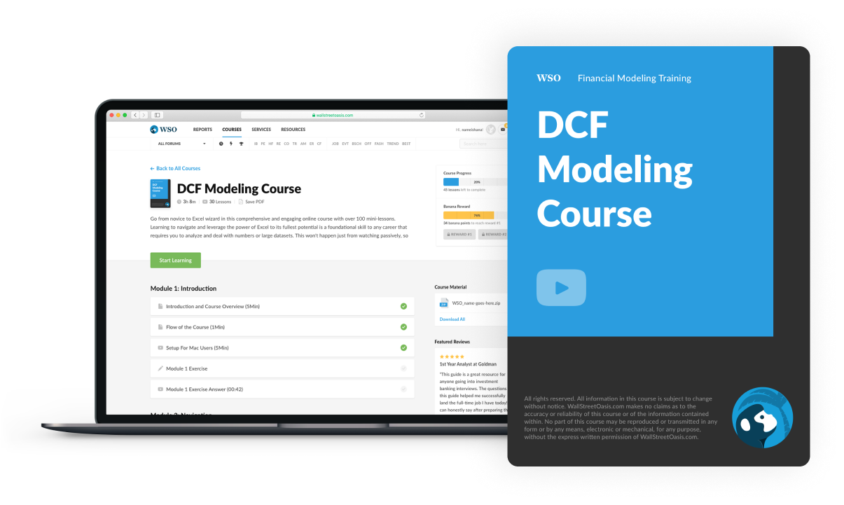 DCF MODELING COURSE